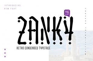 ZANKY trial Font Download