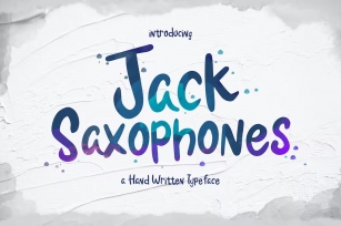 Jack Saxophones Font Download