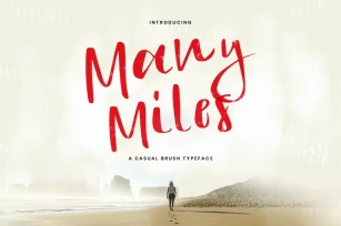 Many Miles Font Download
