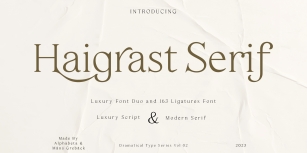 Haigrast Serif Font Download