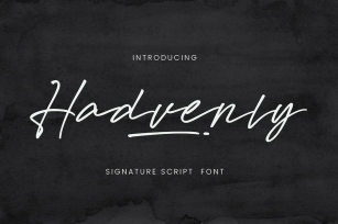 Hadvenly Font Download