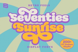 Seventies Sunrise Font Download