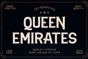 Queen Emirates Font Download