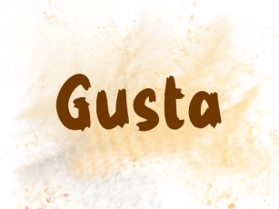 G Gusta Font Download