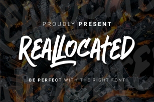Reallocated - Handbrush Font Download