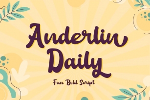 Anderlin Daily Font Download