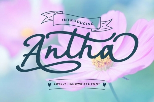 Antha Calligraphy Font Font Download