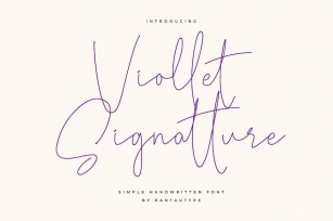 Viollet Signature Font Download