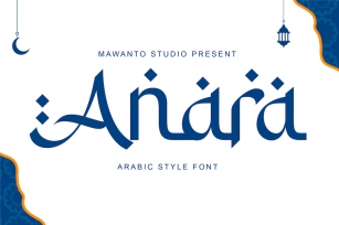ANARA - ARABIC FONT Font Download