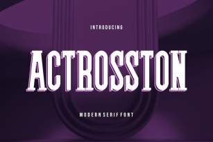 Actrosston Fonts Font Download