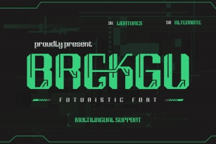 BREKG Utrial Font Download