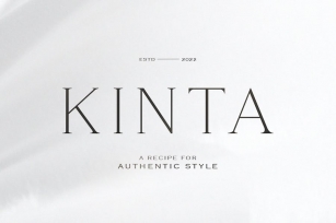 Kinta - Authentic Serif Font Download