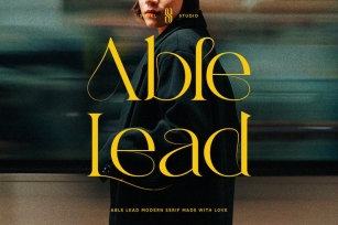 Able Lead - Elegant Modern Serif Font Download