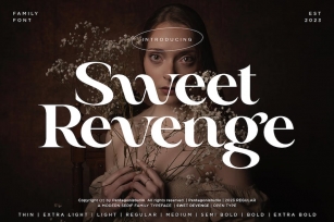 Sweet Revenge | 8 Family Font Font Download