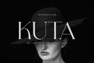 Kuta - Exclusive Serif Font Download