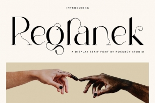 Regranek - Display Serif Font Font Download
