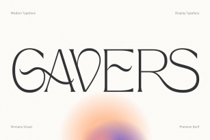 Gavers - Modern Font Font Download