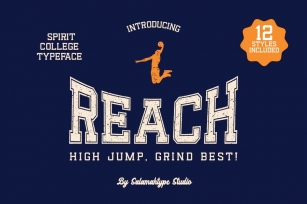 Reach - Sports Font Font Download