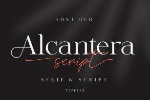 Alcantera Font Duo Font Download