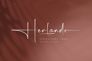 Herlando Signature Font Font Download