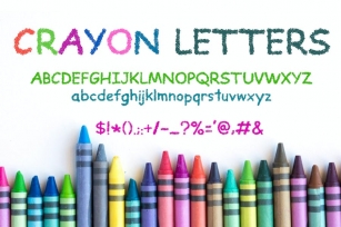 Crayon Letters Font Font Download