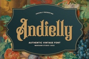 Andielly - Vintage Font Font Download
