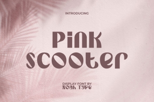 Pink Scooter Font Download