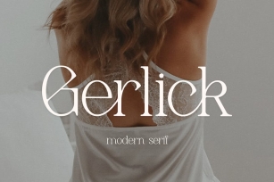 Gerlick Modern Serif Font Font Download