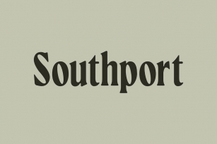 Southport Font Download