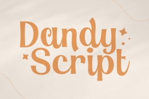 Dandy Script Typeface Font Download