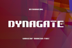 Dynagate - Modern Font Font Download