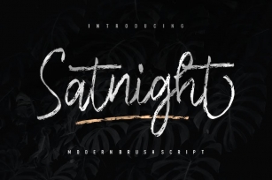 Satnight Font Download