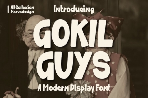 GOKIL GUYS - A Modern Display Font Font Download