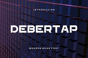 Debertap - Modern Font Font Download
