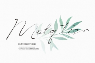NCL MOLQTIS - Romantic Signature Font Download