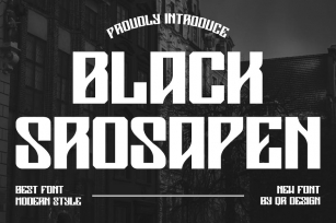 Black Srosapen Font Download