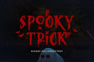 Spooky Trick - Creepy Halloween Font Font Download