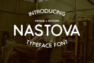 Nastova - Typeface Font Font Download