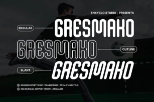 GRESMAKO - Rounded Sporty Font Font Download