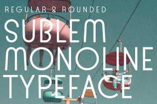 Sublem Monoline Typeface Font Download
