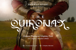 THE QUIRONAX - Medieval Display Font Font Download