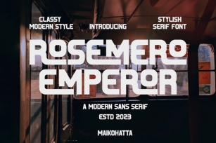ROSEMERO EMPEROR FONT Font Download