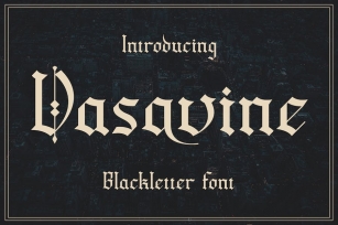 Vasavine Font Download