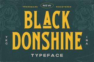 Black Donshine Font Download
