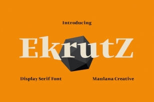 Ekrutz Display Serif Font Font Download