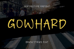 Gowhard Brush Stroke Font Font Download