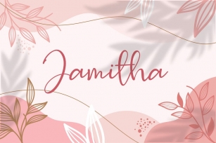 Jamitha - Signature Script Font Font Download