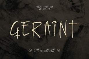 Geraint Spooky Display Font Font Download