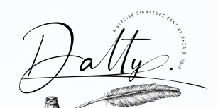 Dalty . Font Download