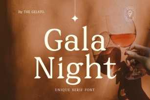 Gala Night Serif Font Font Download